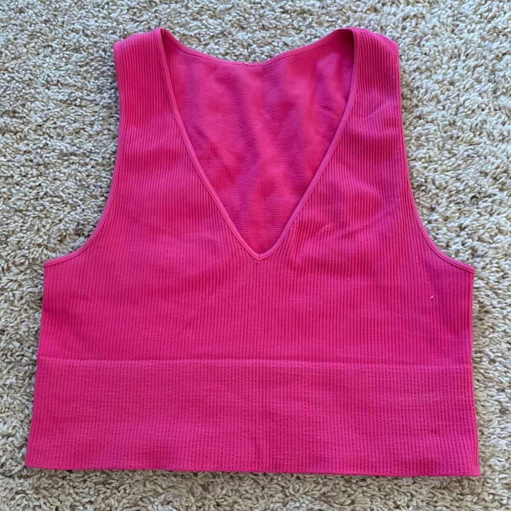 Vibrant Pink Sleeveless Women's Top